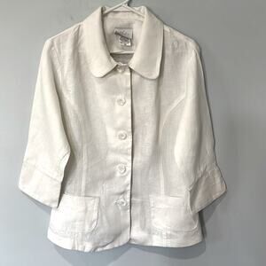 Artex Collection Linen Blazer size Small